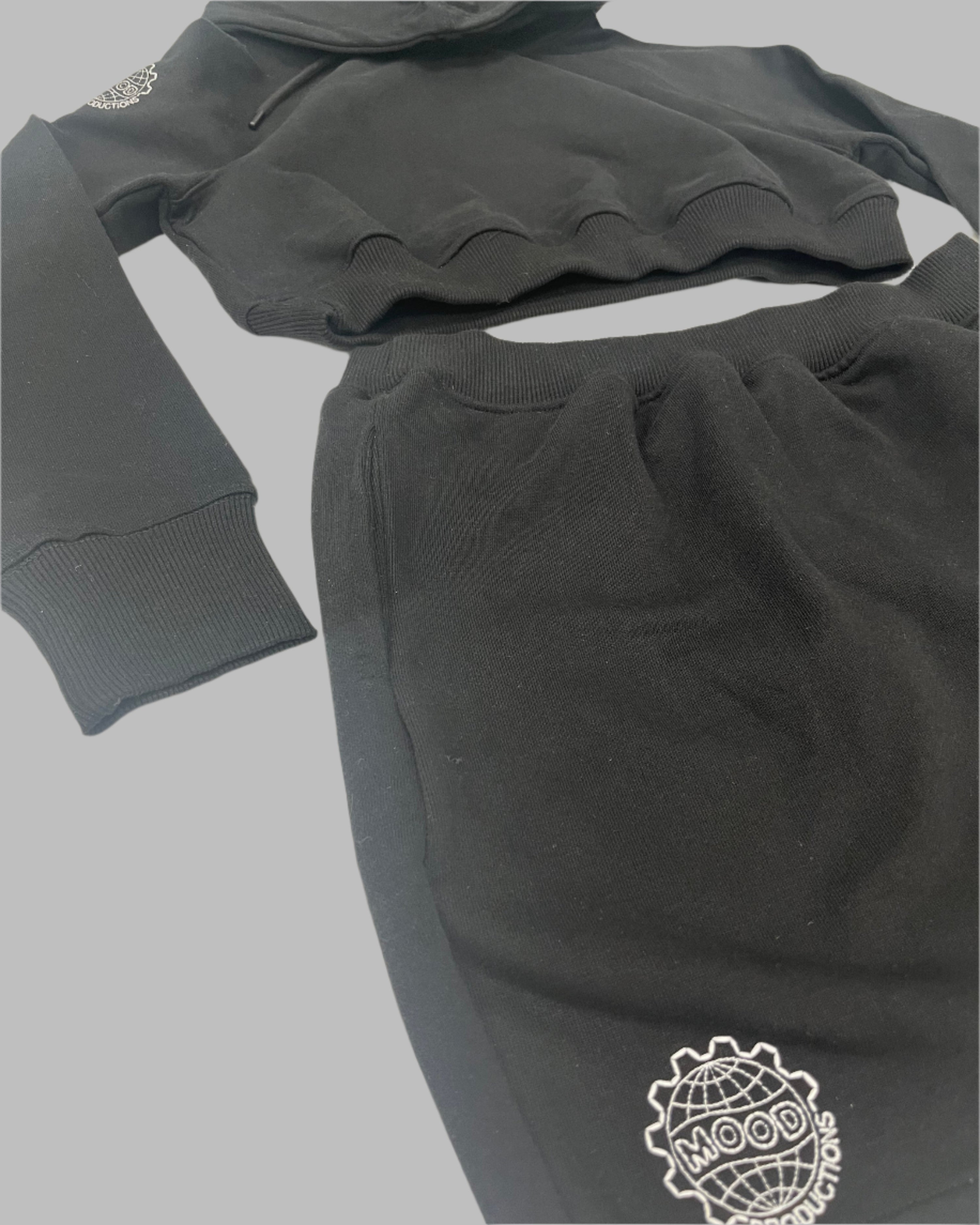 HOODIE SKIRT AND CROP TOP - SET