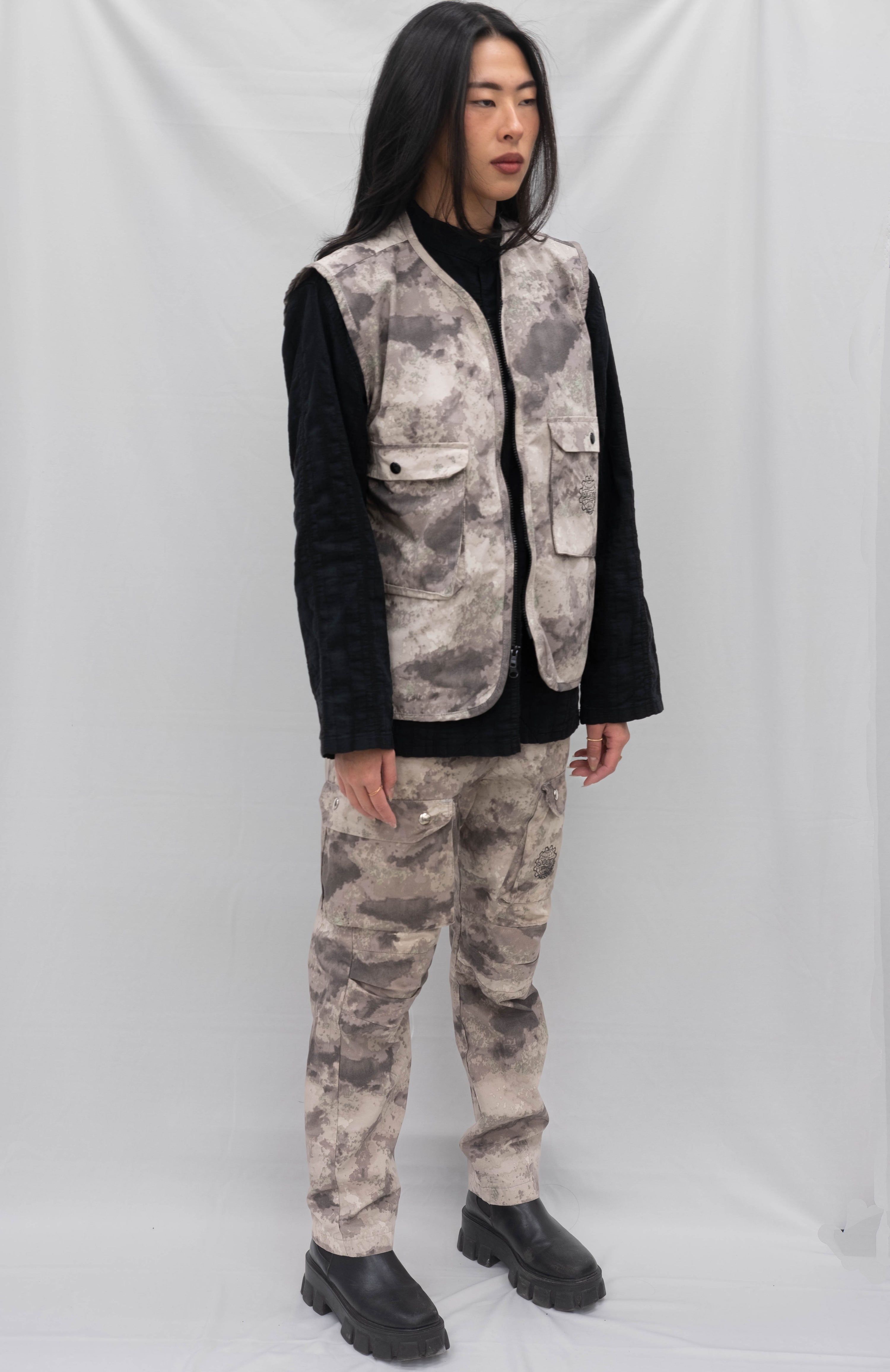 CAMOUFLAGE VEST - "CLOUDY SKY"